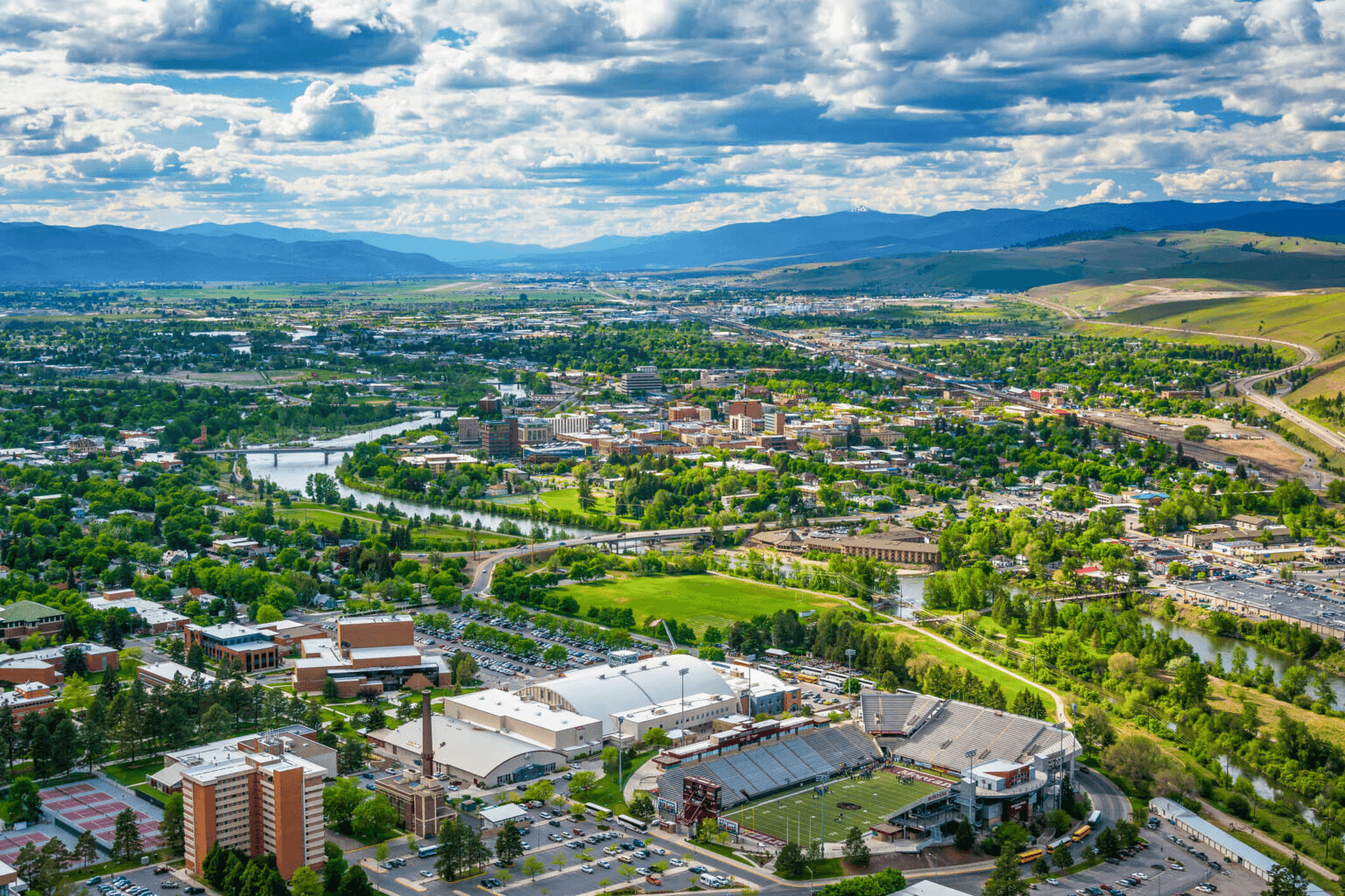 Gallatin Valley in spring